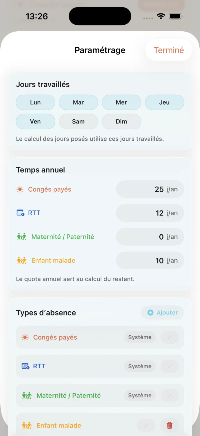 Ajout manuel d’un anniversaire dans le calendrier iOS